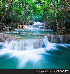 Layer of waterfall at Huay Mae Khamin