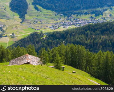 le chapelet,liddes,valais,suisse