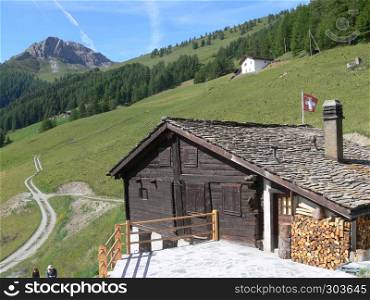 le chapelet,liddes,valais,suisse