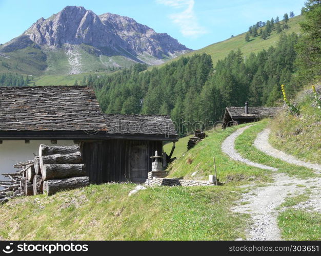 le chapelet,liddes,valais,suisse