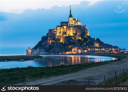 Le Mont Saint Michel, an UNESCO world heritage site in France