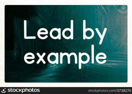 lead by example