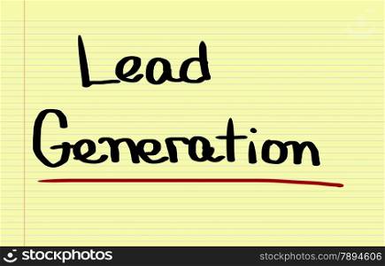 Lead Generation Concept