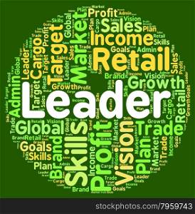 Leader Word Representing Wordcloud Wordclouds And Led