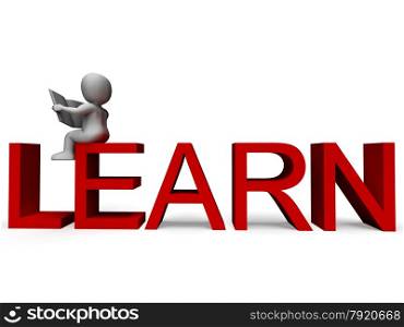 Learn Word Showing Education Knowledge Or Study