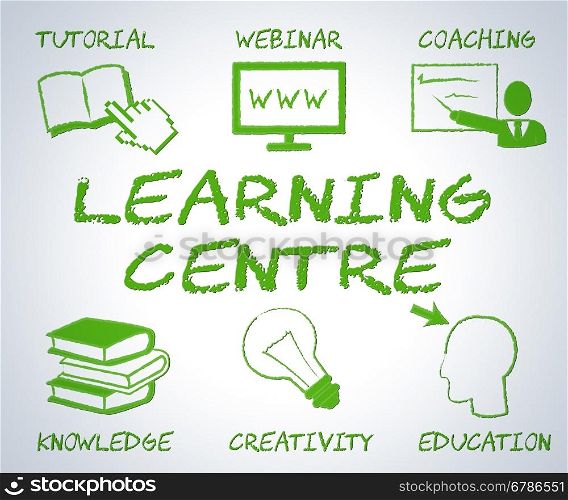 Learning Centre Showing Web Site And Development