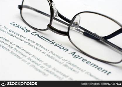 Leasing commision agreement