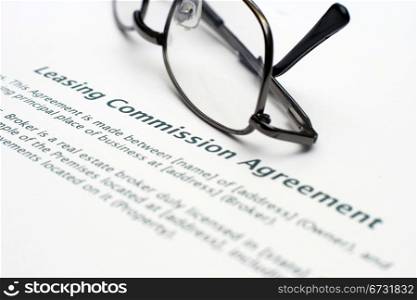 Leasing commision agreement