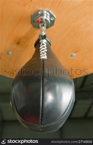 leather boxing pear with strings