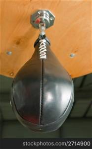 leather boxing pear with strings