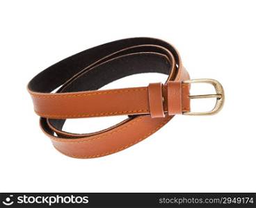 leather brown belt