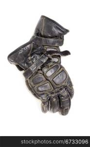 leather gloves, protective for bikers.