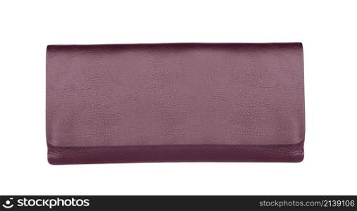 leather wallet isolated on white background. leather wallet isolated on white