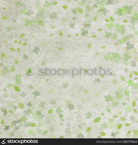 Leaves design on grey background
