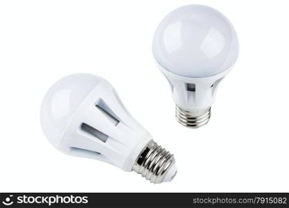 LED bulb isolated on white background
