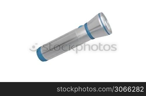LED torch on white background