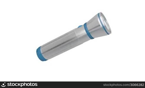 LED torch on white background