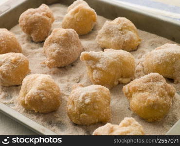 Lemon and Cinnamon Souffle Fritters