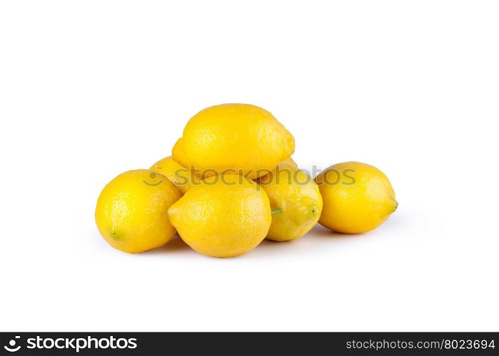 lemon fruit. lemon fruit on a white background