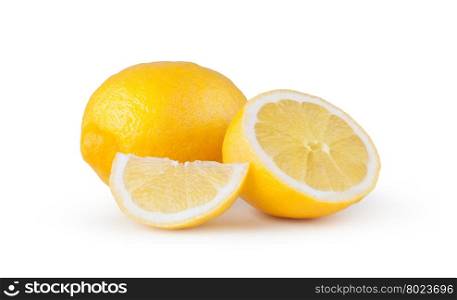 lemon fruit. lemon fruit on a white background