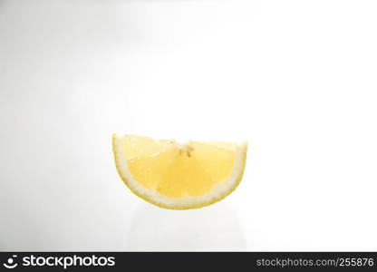 Lemon isolated in white background