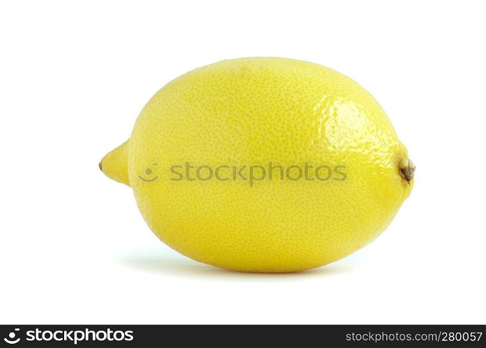 Lemon isolated on a white background