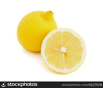 Lemon isolated on white background. Lemon