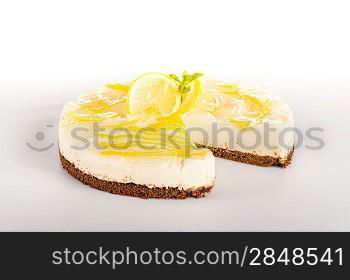 Lemon pie cheesecake dessert delicious creamy sweet pastry