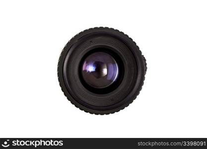 Lens isolated on white