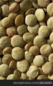 Lentils legumes, macro crop image, texture in brown color, background