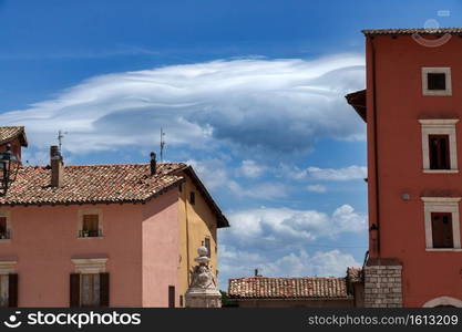 Leonessa, historic town in Rieti province, Lazio, Italy