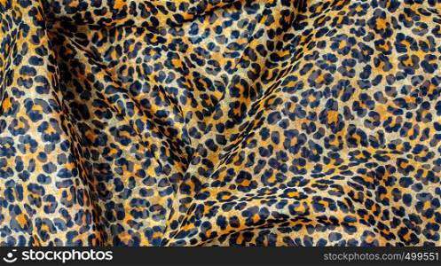 Leopard print, fabric pattern, background texture, wild animal Pattern