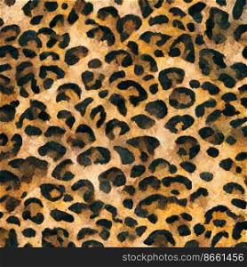Leopard skin fur texture pattern 3d illustrated