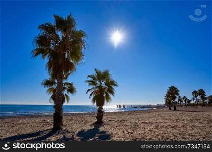 Les Cases playa beach in Xilxes also Chilches of Castellon Spain