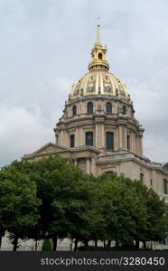 Les Invalides Church in Paris France