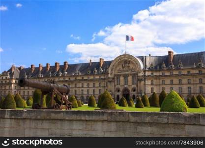 Les Invalides (The National Residence of the Invalids and Army Museum) in Paris, France