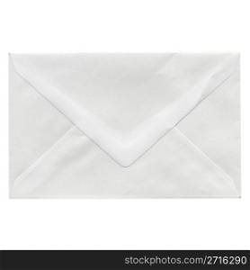 Letter envelope. A letter envelope for mail postage shipping - isolated over white background