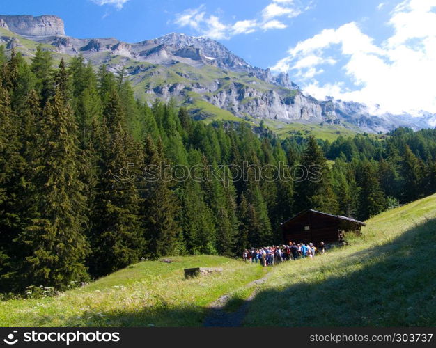 leukerbad,valais,suisse