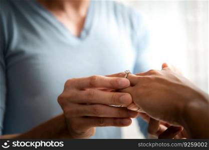 LGBT couples have shown their love for each other by wearing engagement rings. to confirm that they will live together forever
