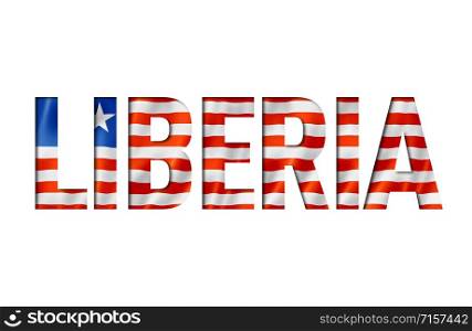 liberian flag text font. liberia symbol background. liberian flag text font