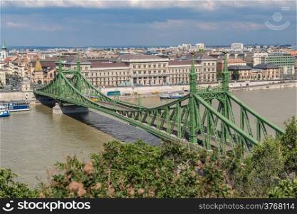 Liberty Bridge was built between 1894 and 1896 to the plans of Janos Feketehazy.