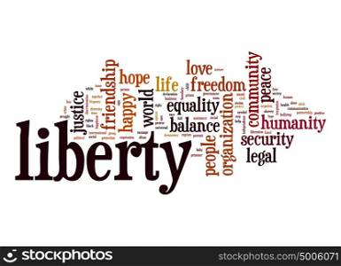 Liberty word cloud