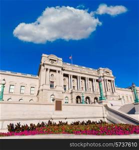 Library of Congress Thomas Jefferson building in Washington DC USA