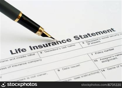 Life insurance statement