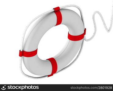 life preserver for first help. 3d