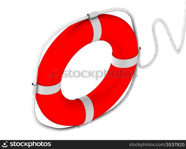 life preserver for first help. 3d