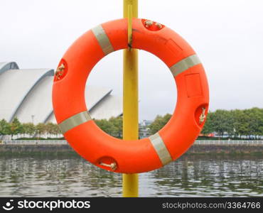 Lifebuoy. A life buoy for safety at sea