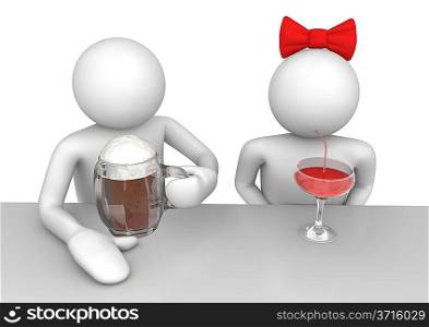Lifestyle collection - Couple in the bar