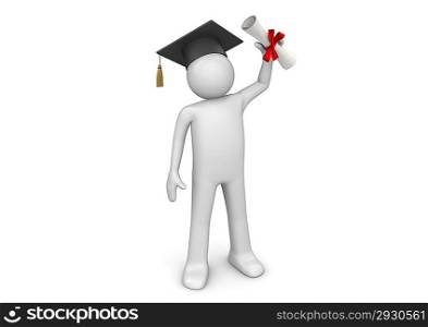Lifestyle collection - Graduating student with diploma