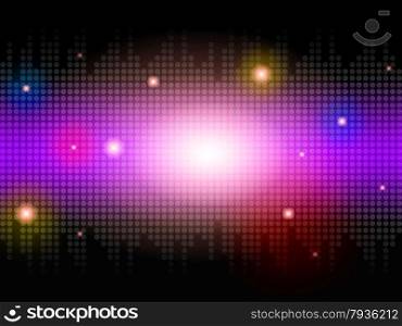 Light Background Showing Sun Stars And Space &#xA;